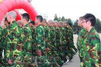 軍訓(xùn)，讓萬通學(xué)子英姿更加颯爽